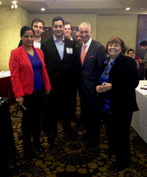 My Students and I with Meir Ezra, Billionaire Coach